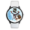 Cute St. Bernard Arizona Christmas Special Wrist Watch-Free Shipping