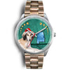 Saluki Dog Alabama Christmas Special Wrist Watch-Free Shipping