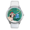 Saluki Dog Alabama Christmas Special Wrist Watch-Free Shipping