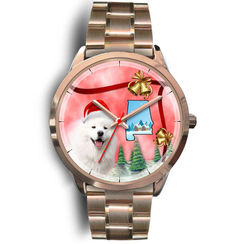 Samoyed Dog Alabama Christmas Special Wrist Watch-Free Shipping