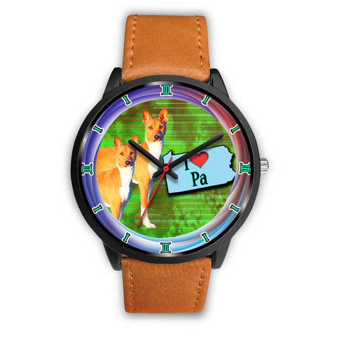 Graceful Besenji Dog Pennsylvania Christmas Special Wrist Watch-Free Shipping