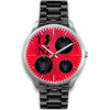 German Shepherd On Red New Jersey Christmas Special Wrist Watch-Free Shipping