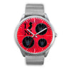 German Shepherd On Red New Jersey Christmas Special Wrist Watch-Free Shipping