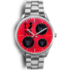 German Shepherd On Red New Jersey Christmas Special Wrist Watch-Free Shipping