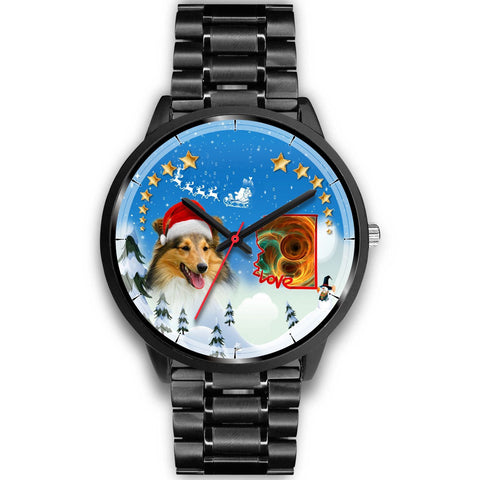 Shetland Sheepdog Arizona Christmas Special Wrist Watch-Free Shipping