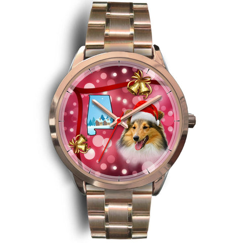 Shetland Sheepdog Alabama Christmas Special Wrist Watch-Free Shipping