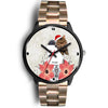 Maine Coon Cat Georgia Christmas Special Wrist Watch-Free Shipping