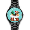 Abyssinian Cat Georgia Christmas Special Wrist Watch-Free Shipping