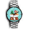 Abyssinian Cat Georgia Christmas Special Wrist Watch-Free Shipping