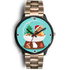 Abyssinian Cat Georgia Christmas Special Wrist Watch-Free Shipping