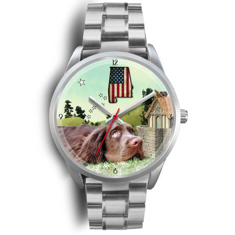 Sussex Spaniel Alabama Christmas Special Wrist Watch-Free Shipping