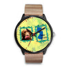 Graceful Chocolate Labrador Dog New Jersey Christmas Special Wrist Watch-Free Shipping