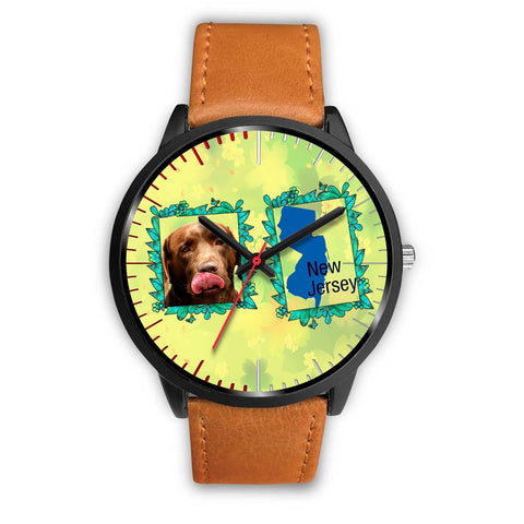 Graceful Chocolate Labrador Dog New Jersey Christmas Special Wrist Watch-Free Shipping