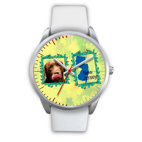 Chocolate Labrador Dog New Jersey Christmas Special Wrist Watch-Free Shipping