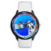 Dalmatian Dog On Blue Pennsylvania Christmas Special Wrist Watch-Free Shipping