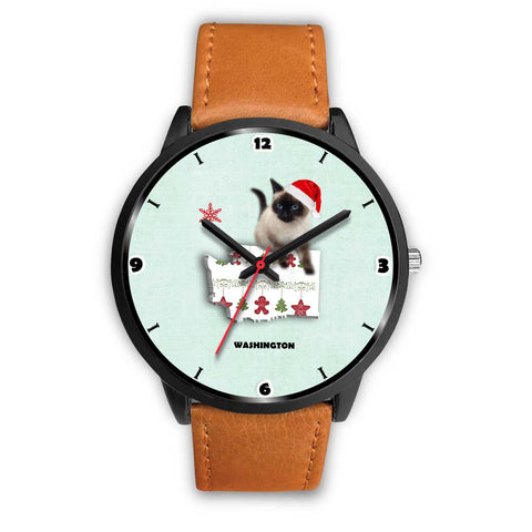 Birman Cat Washington Christmas Special Wrist Watch-Free Shipping