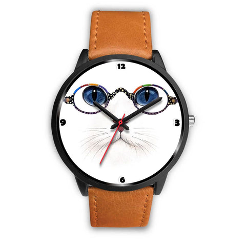 Cute Cat Blue Eyes Print Christmas Special Wrist Watch-Free Shipping