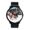 Alaskan Malamute Dog Alabama Christmas Special Wrist Watch-Free Shipping