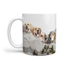 Golden Retriever Mount Rushmore Print 360 Mug