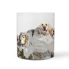 Golden Retriever Mount Rushmore Print 360 Mug