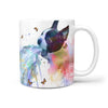 Cute Boston Terrier Print 360 White Mug