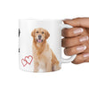 Cute Golden Retriever Print 360 Mug