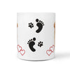 Cute Golden Retriever Print 360 Mug