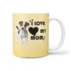 "I Love My Mom" Jack Russell Terrier Mug