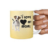 Jack Russell Terrier Mug "I Love My Mom"