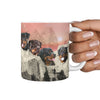 Amazing Rottweiler Dog Mount Rushmore Print 360 Mug