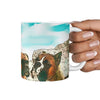 Amazing Boxer Dog Rushmore Mount Print 360 White Mug