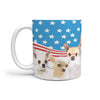 Chihuahua Dog Rushmore Print 360 White Mug