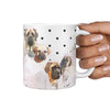 English Mastiff Mount Rushmore Print 360 White Mug