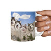 Alaskan Malamute Mount Rushmore Print 360 Mug