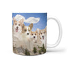 Pembroke Welsh Corgi Mount Rushmore Print 360 Mug