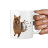 Australian Terrier Print 360 White Mug