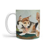 Pembroke Welsh Corgi Print 360 White Mug