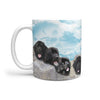 Amazing Newfoundland Dog Mount Rushmore Print 360 White Mug