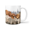 Vizsla Dog Mount Rushmore Print 360 White Mug