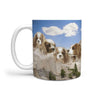 Cavalier King Charles Spaniel Mount Rushmore Print 360 White Mug