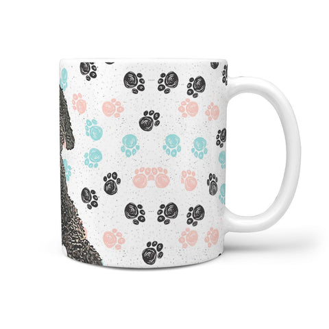 Spanish Water Dog Print 360 White Mug