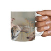 Greyhound Dog Print 360 White Mug