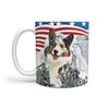 Cute Cardigan Welsh Corgi Mount Rushmore Print 360 White Mug