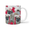 Tibetan Spaniel Dog Print 360 White Mug