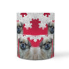 Tibetan Spaniel Dog Print 360 White Mug