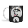 Siberian Husky Print 360 White Mug