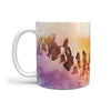 Boston Terrier Painting Mount Rushmore Print 360 Mug