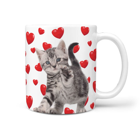 Cute American Shorthair Cat Print 360 Mug
