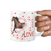 Rocky Mountain Horse Print 360 White Mug