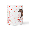 Rocky Mountain Horse Print 360 White Mug